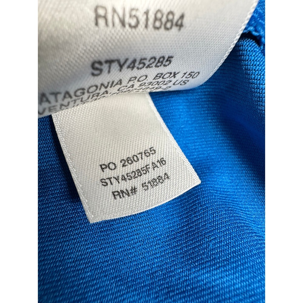 Patagonia Mens Capilene Daily Graphic T-Shirt Blue Fitz Roy Logo Size M - Picture 6 of 6